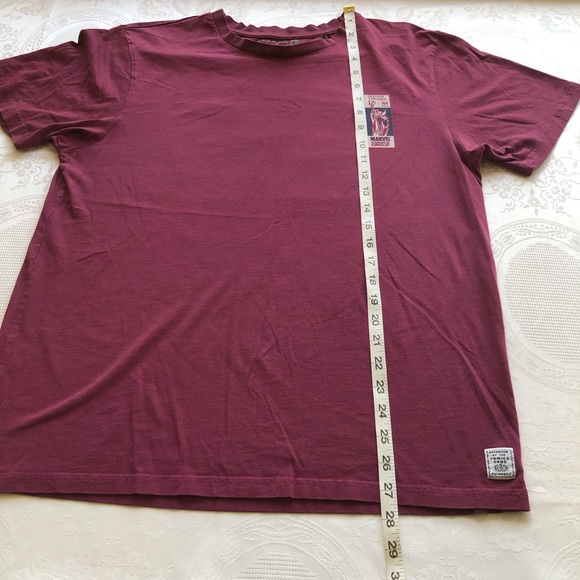 Marvel Comics Group Men’s Size L Burgundy T-Shirt Short Sleeves Graphic Tee - Picture 10 of 15